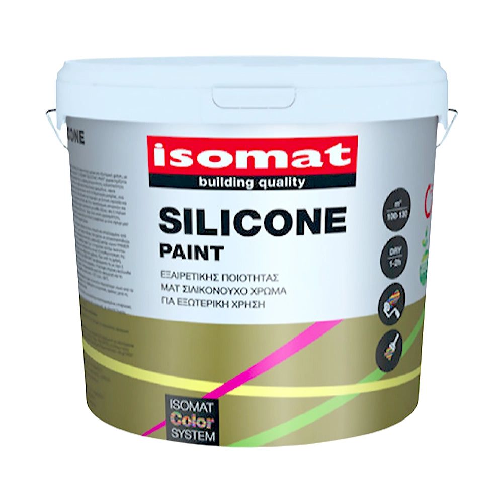 Isomat Silicone Paint Χρώμα Για Εξωτερική Χρήση