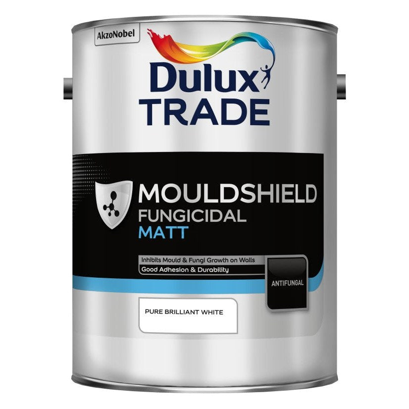 Dulux Trade Mouldshield Fungicidal Matt Αντιμυκητιακό χρώμα τοίχου 2,5 L