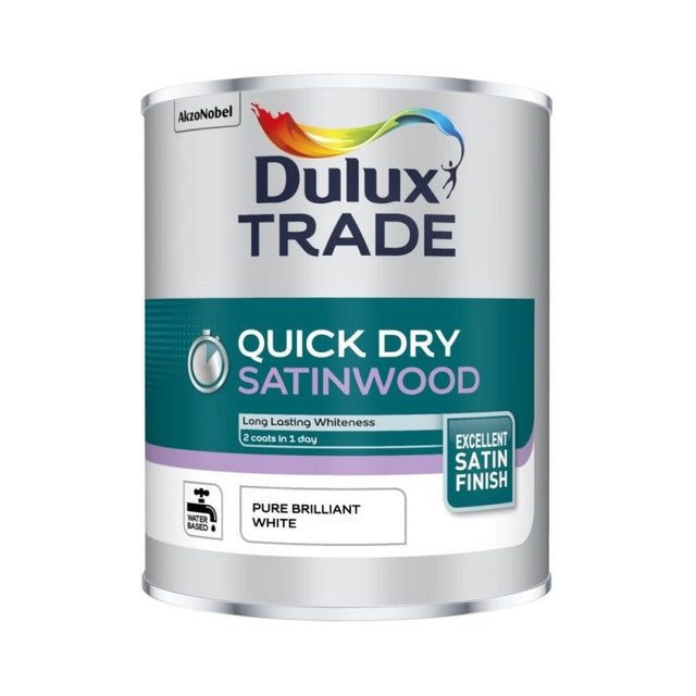 Dulux Trade Quick Dry Satinwood Σμάλτο γρήγορου στεγνώματος