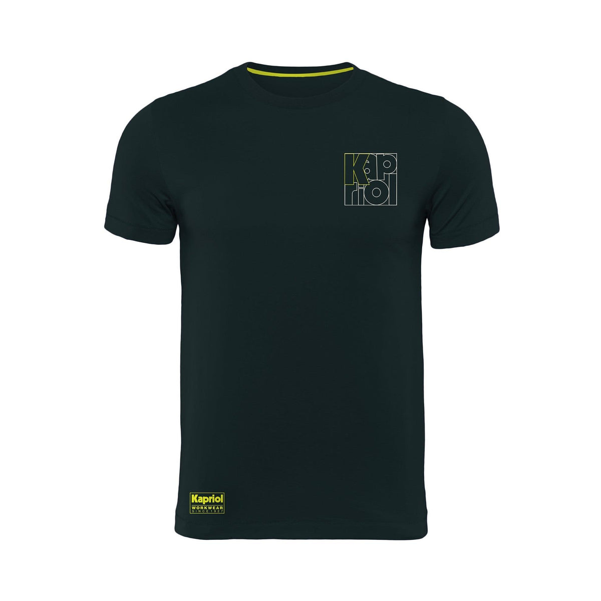 Μπλούζα t-shirt black με στάμπα kapriol