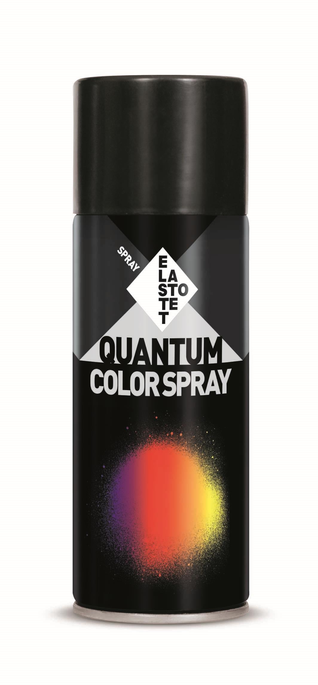 Σπρέι QUANTUM COLOR SPRAY μαύρο ματ RAL9005 400ml ELASTOTET SA