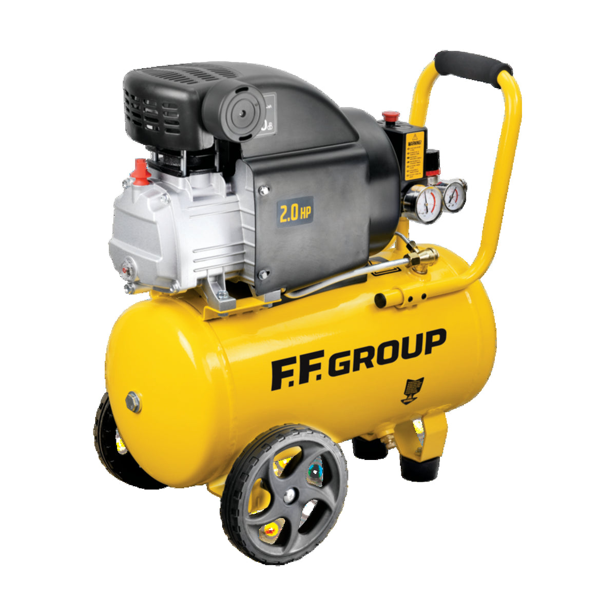 F.F. Group AC-D-24/2MC-EASY Αεροσυμπιεστής μονόμπλοκ λαδιού 24L