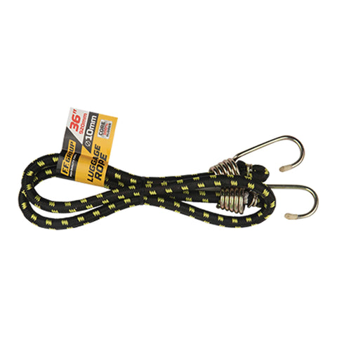 F.F. Group Χταπόδι Μονό Ø10mm x 36″(920mm) Μαύρο-Κίτρινο 39912
