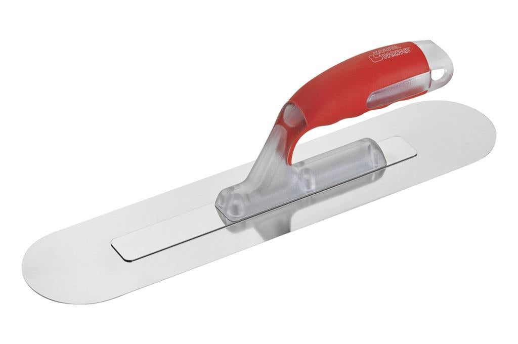 Σπατουλαδόρος inox με καμάρα στις 2 άκρες και πλαστική λαβή No36x8cm