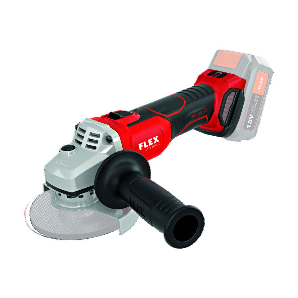 FLEX 18V - Γωνιακός τροχός L-125-18.0-EC-C (solo), Ø125mm