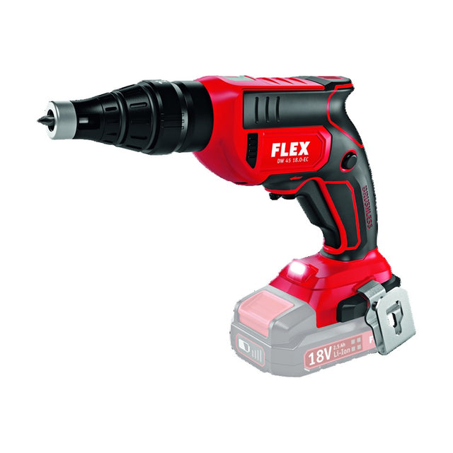 FLEX 18V - Κατσαβίδι γυψοσανίδας DW-45-18.0-EC-C (solo), 1/4", 28Nm