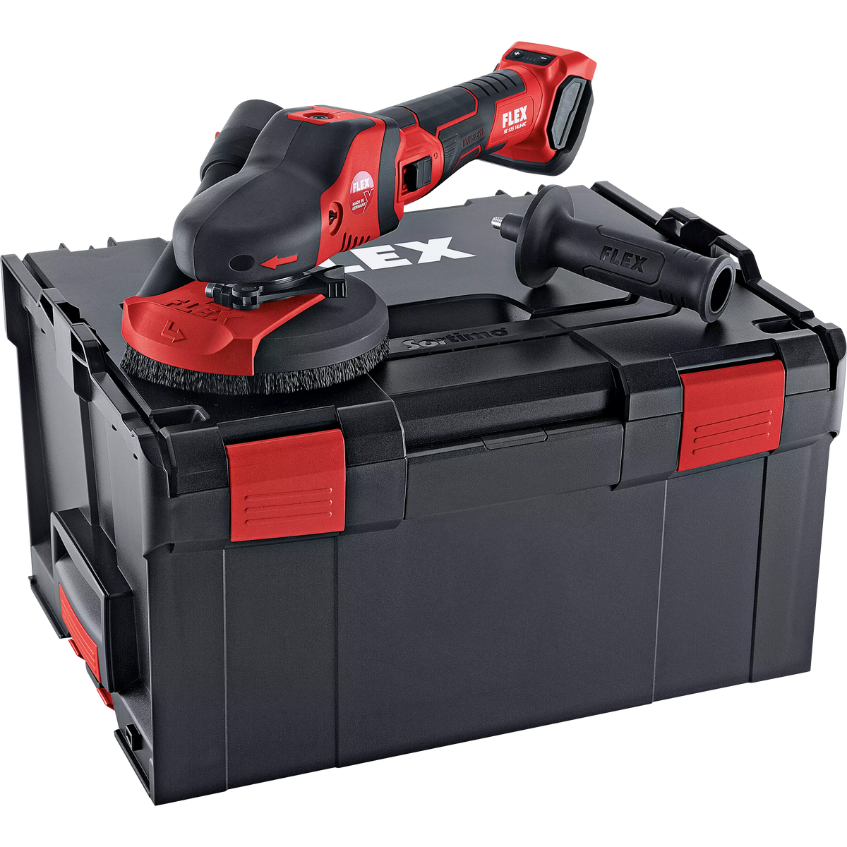 FLEX 18V Τριβείο περιστροφικό SUPRAFLEX SE-125-18.0-EC (SOLO), 125mm +βαλίτσα