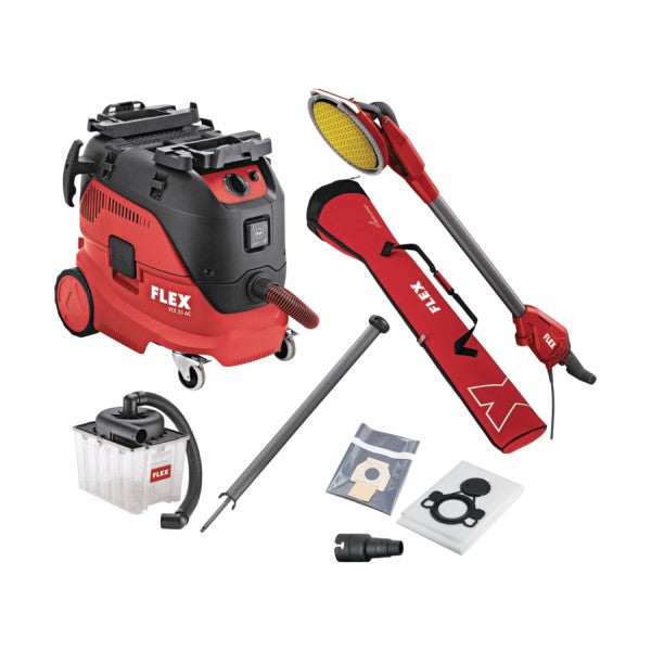 FLEX Σετ καμηλοπάρδαλη GE 6R + σκούπα VCE 33 L AC + κυκλωνικός διαχωριστής & προέκταση