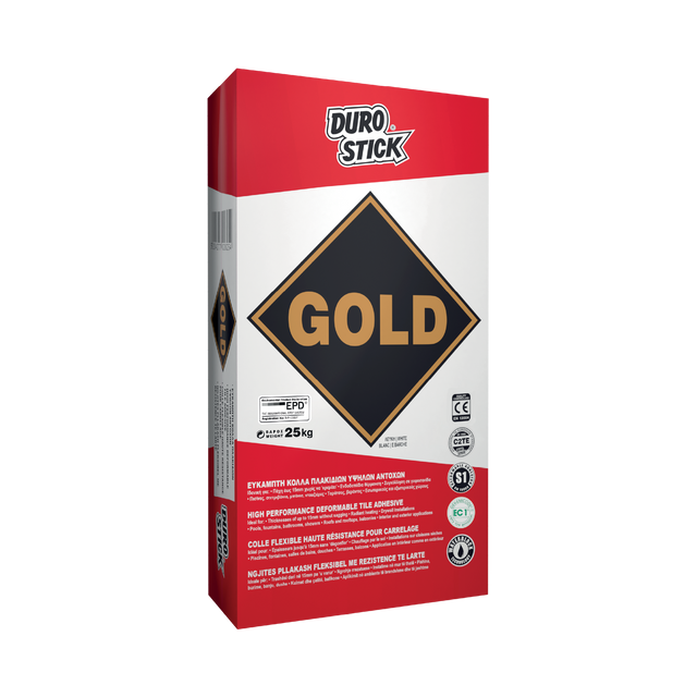 Durostick Gold Εύκαμπτη Κόλλα Πλακιδίων Υψηλών Αντοχών