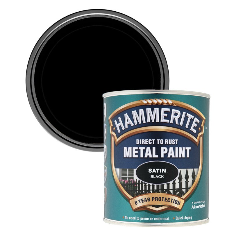 Hammerite SATIN Χρώμα μετάλλων σατινέ