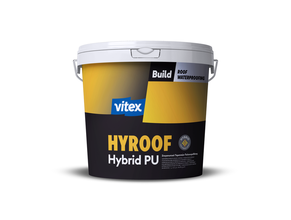 HYROOF HYBRID PU Στεγανωτικό Ταρατσών Λευκό