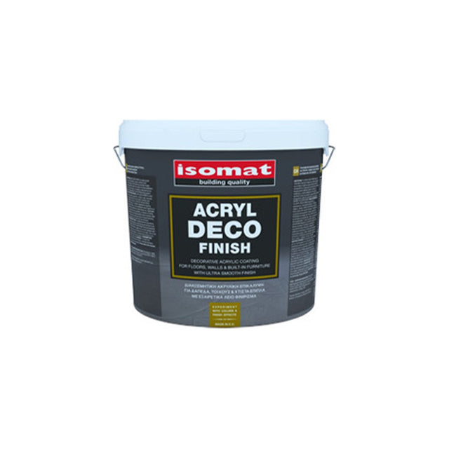 Isomat ACRYL-DECO FINISH Ακρυλική επικάλυψη Λευκό 5 kg
