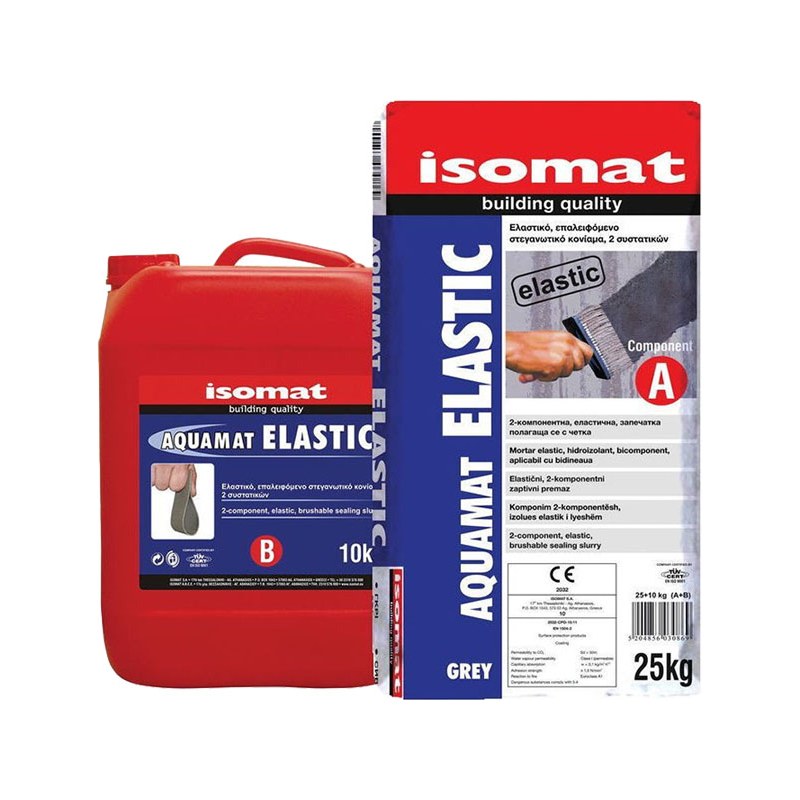 Isomat AQUAMAT-ELASTIC Συστατικό Β στεγανωτικού, για σετ 35 kg