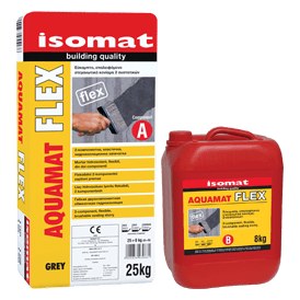 Isomat AQUAMAT-FLEX Τσιμεντοειδές στεγανωτικό Γκρι