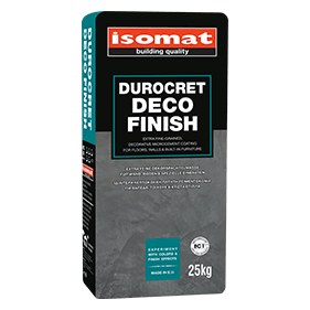Isomat DUROCRET-DECO FINISH Τσιμεντοειδές διακοσμητικό δαπέδου 25 kg