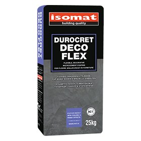 Isomat DUROCRET-DECO FLEX Τσιμεντοειδές διακοσμητικό δαπέδου 25 kg
