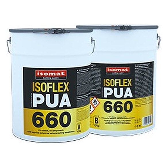 Isomat ISOFLEX-PUA 660 (A+B) Στεγανωτικό λευκό