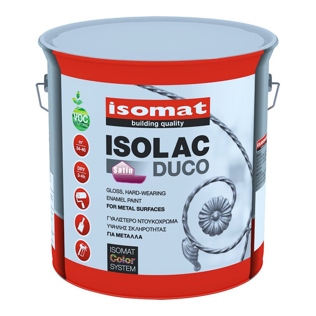 Isomat ISOLAC-DUCO SATIN Ντουκόχρωμα σατινέ