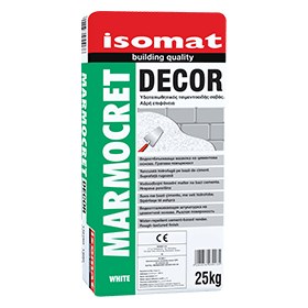 Isomat MARMOCRET DECOR Διακοσμητικό επίχρισμα Λευκό (100) 25 kg