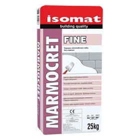 Isomat MARMOCRET FINE Λεπτόκοκκο επίχρισμα Λευκό (100) 25 kg