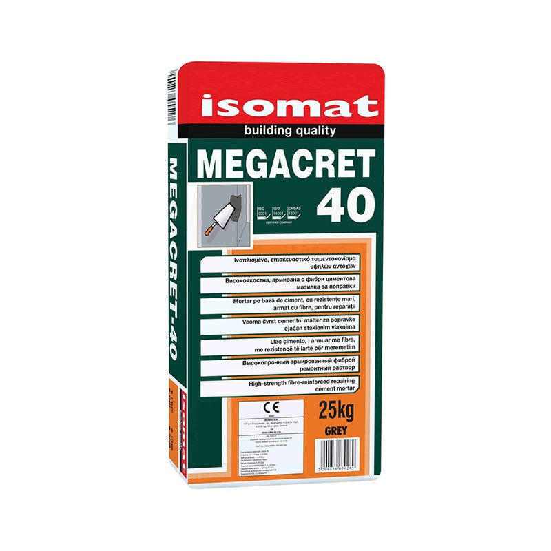 Isomat MEGACRET-40 Επισκευαστικό κονίαμα σκυροδέματος