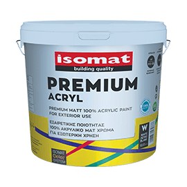 Isomat PREMIUM ACRYL Ακρυλικό χρώμα