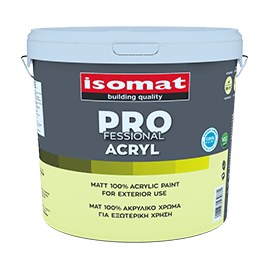 Isomat PROFESSIONAL ACRYL NEW Ακρυλικό χρώμα