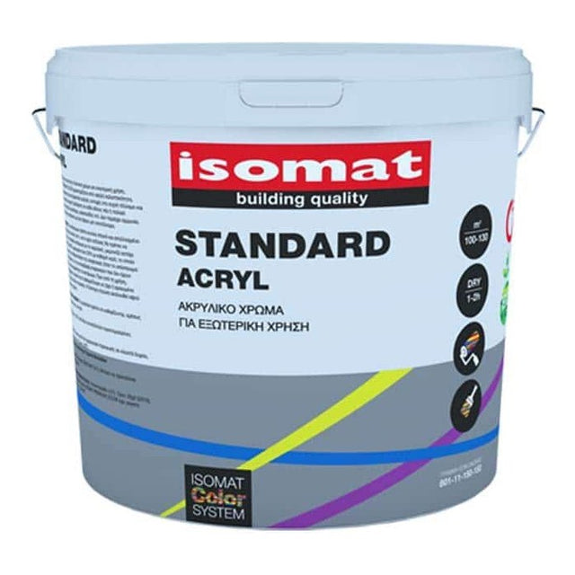 Isomat STANDARD ACRYL Ακρυλικό χρώμα