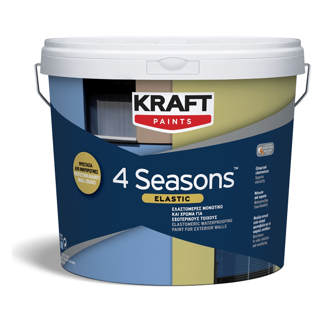 Kraft 4 SEASONS ELASTIC Ελαστικό χρώμα – Βάση για χρωματισμό
