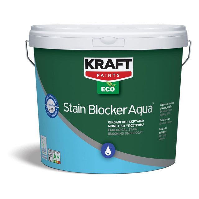 Kraft ECO STAIN BLOCKER AQUA Λευκό Αστάρι μονωτικό λεκέδων νερού