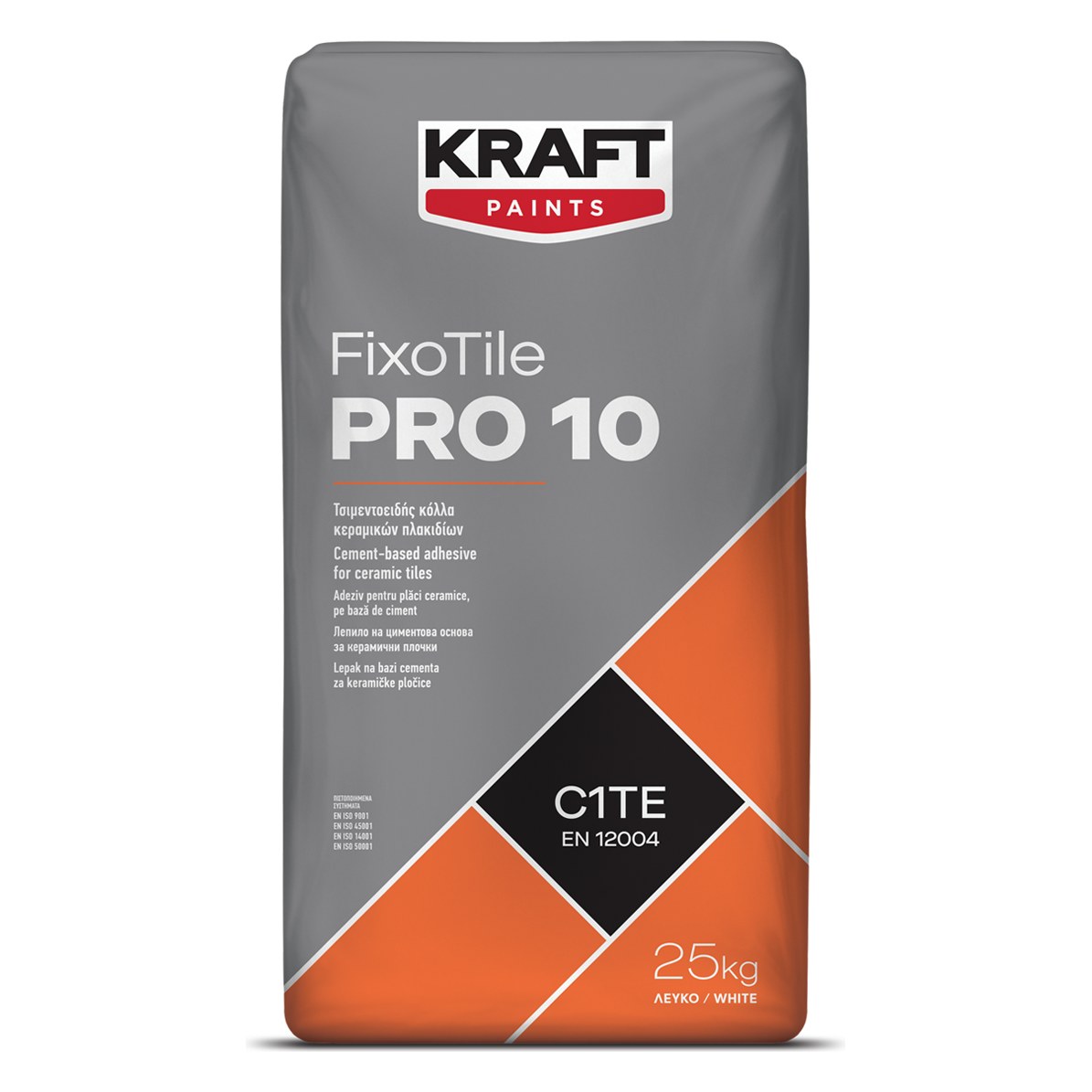 Kraft FIXOTILE PRO 10 Κόλλα πλακιδίων λευκή