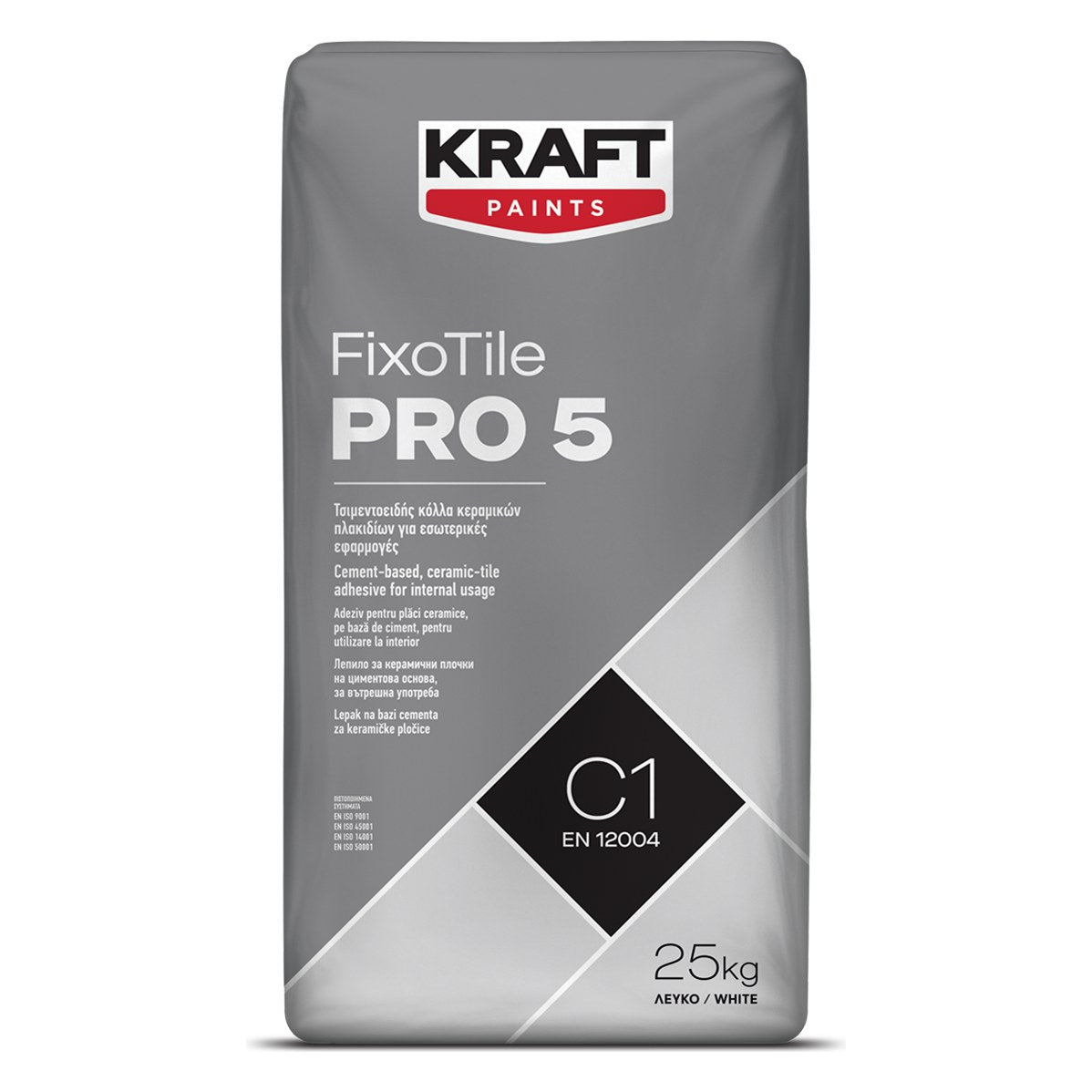 Kraft FIXOTILE PRO 5 Κόλλα πλακιδίων λευκή