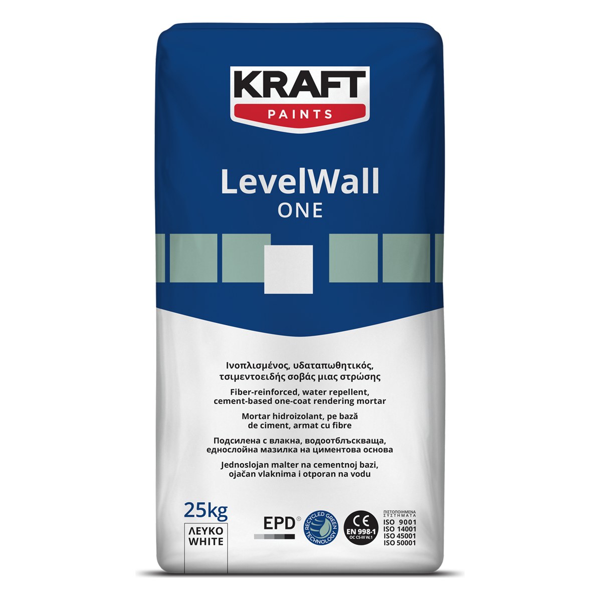 Kraft LEVELWALL ONE Λευκό Υλικό εξομάλυνσης τοίχων