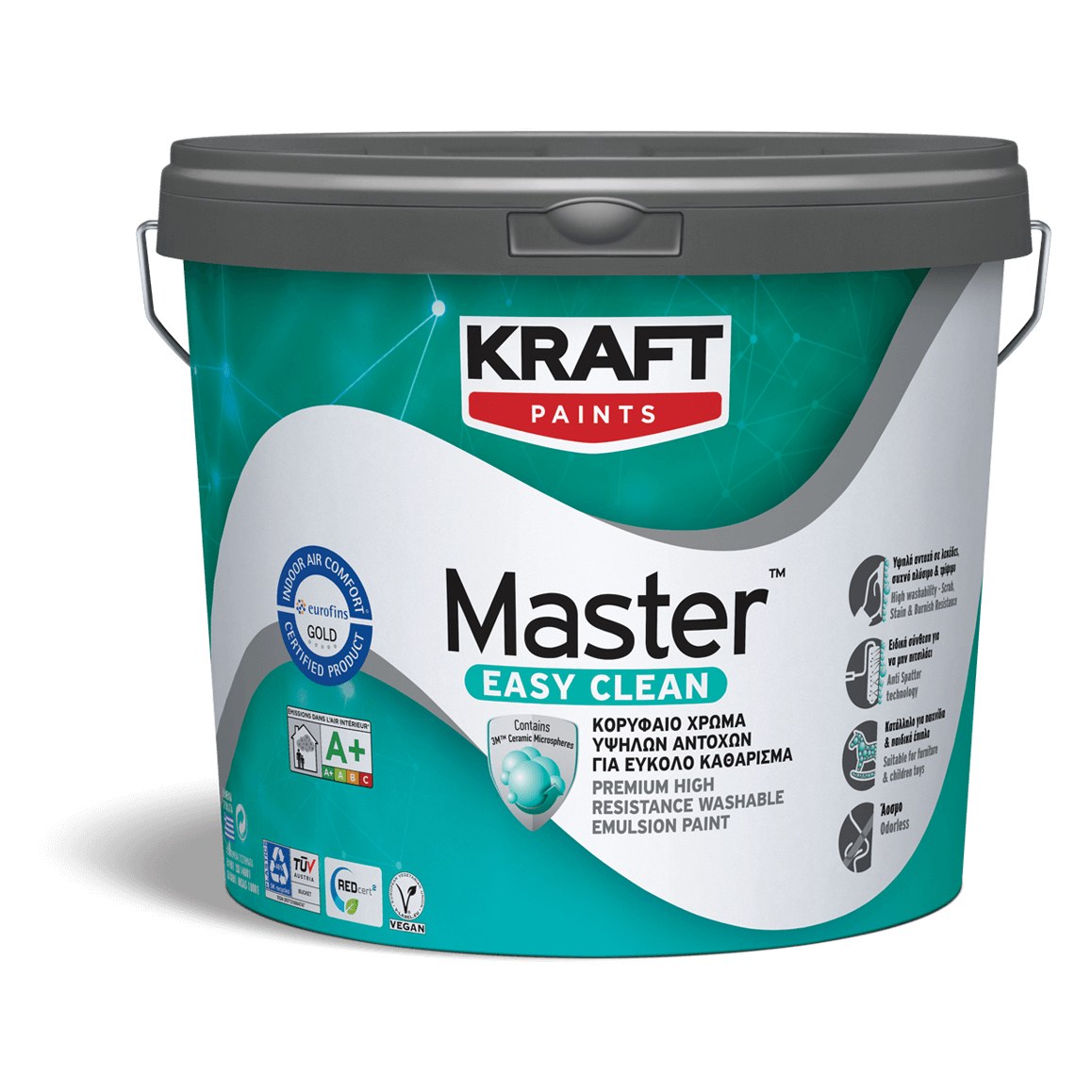 Kraft MASTER EASY CLEAN SEMI-MAT Ημίματ χρώμα