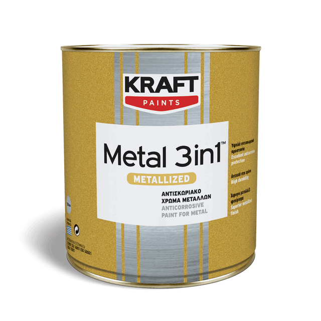 Kraft METAL 3IN1 METALLIZED Ματ μεταλλικό χρώμα μετάλλων