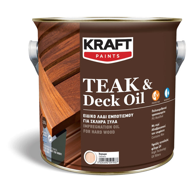 Kraft TEAK & DECK OIL Λάδι τικ και καταστρώματος