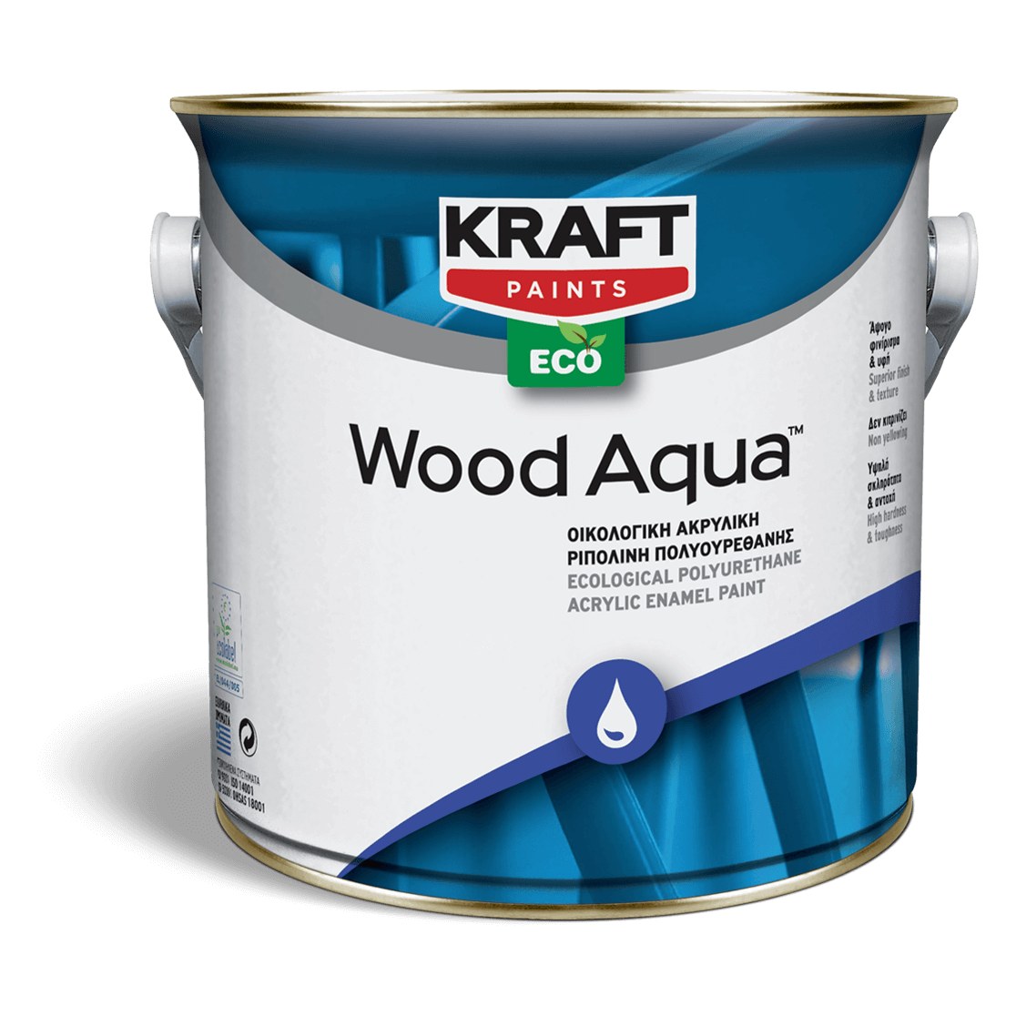 Kraft WOOD AQUA Οικολογική ριπολίνη γυαλιστερή