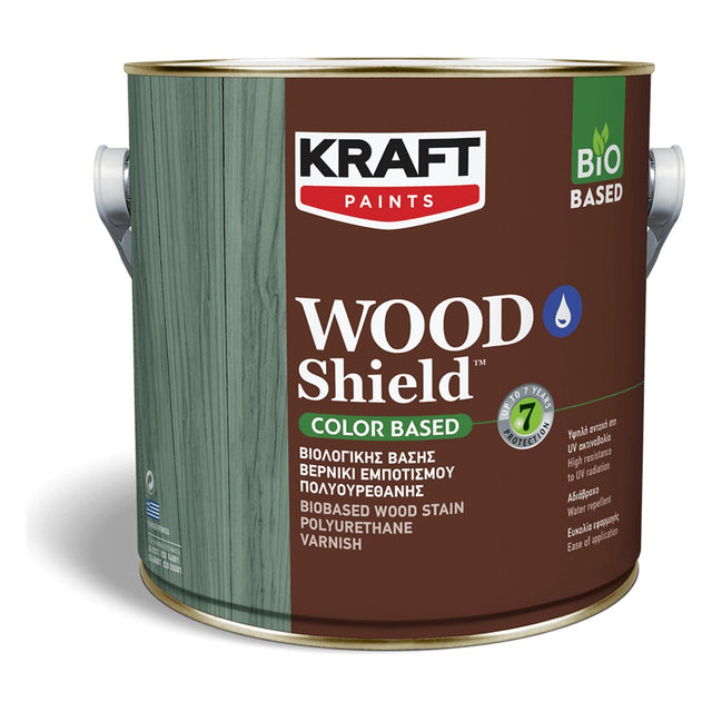 Kraft WOOD SHIELD COLOR BASED Διάφανη βάση βερνικιού εμποτισμού νερού