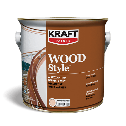 Kraft WOOD STYLE Βερνίκι ξύλου σατινέ άχρωμο