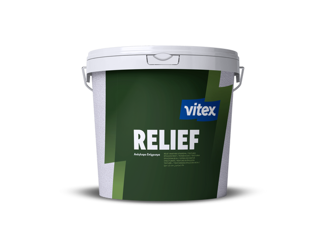 Vitex RELIEF Τσιμεντόχρωμα Λευκό