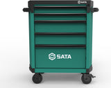 Εργαλειοφόρος SATA ST95112G με 5 συρτάρια, μπροστινή όψη