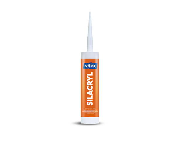 Vitex SILACRYL Ακρυλικό Σφραγιστικό Λευκό – Κούτα 25 τεμ. × 280 ml