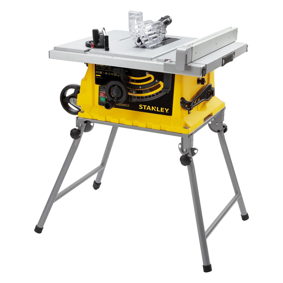 Δισκοπρίονο τραπεζιού Stanley SST1800-QS με πτυσσόμενη βάση και τροχούς