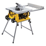 Stanley SST1800 με ανοιγμένες τηλεσκοπικές ράγες και παράλληλο οδηγό