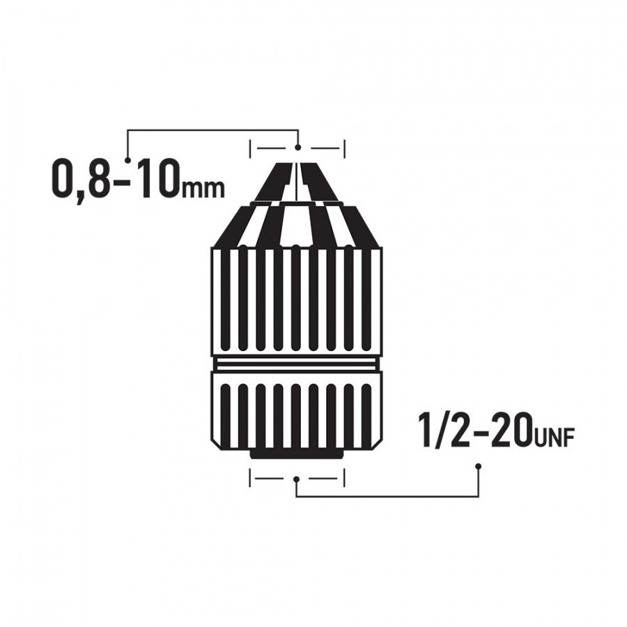 FF GROUP ΤΑΧΥΤΣΟΚ ΠΛΑΣΤΙΚΟ 10mm (1/2-20UNF)