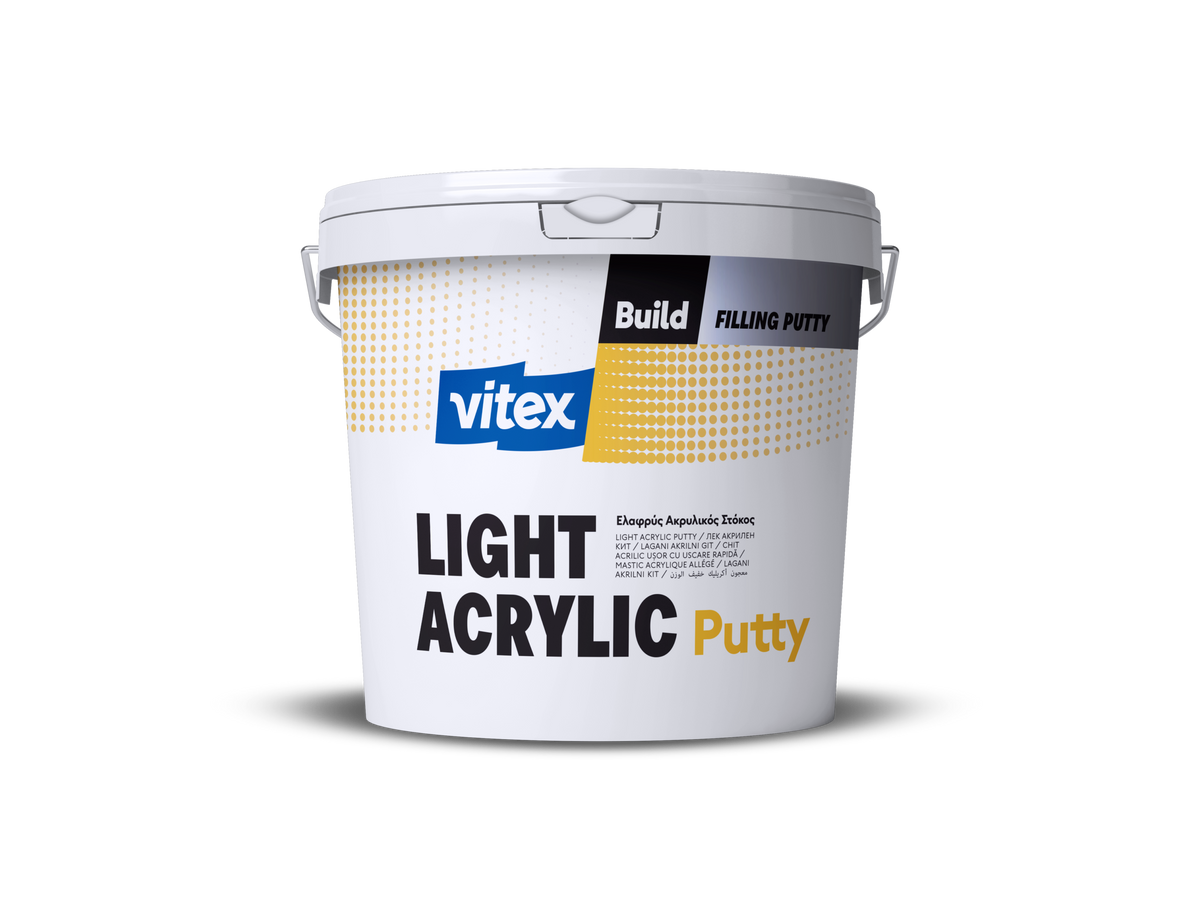 Vitex LIGHT ACRYLIC PUTTY Ελαφρύς Ακρυλικός Στόκος