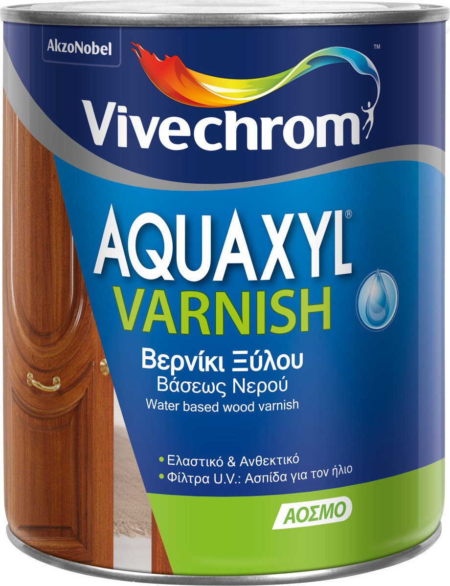 Vivechrom AQUAXYL VARNISH Βερνίκι ξύλου νερού γυαλιστερό