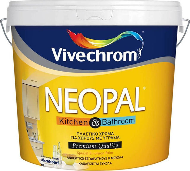 Vivechrom NEOPAL KITCHEN & BATHROOM Πλαστικό χρώμα κουζίνας - μπάνιου Βάση D (για χρωματισμό)