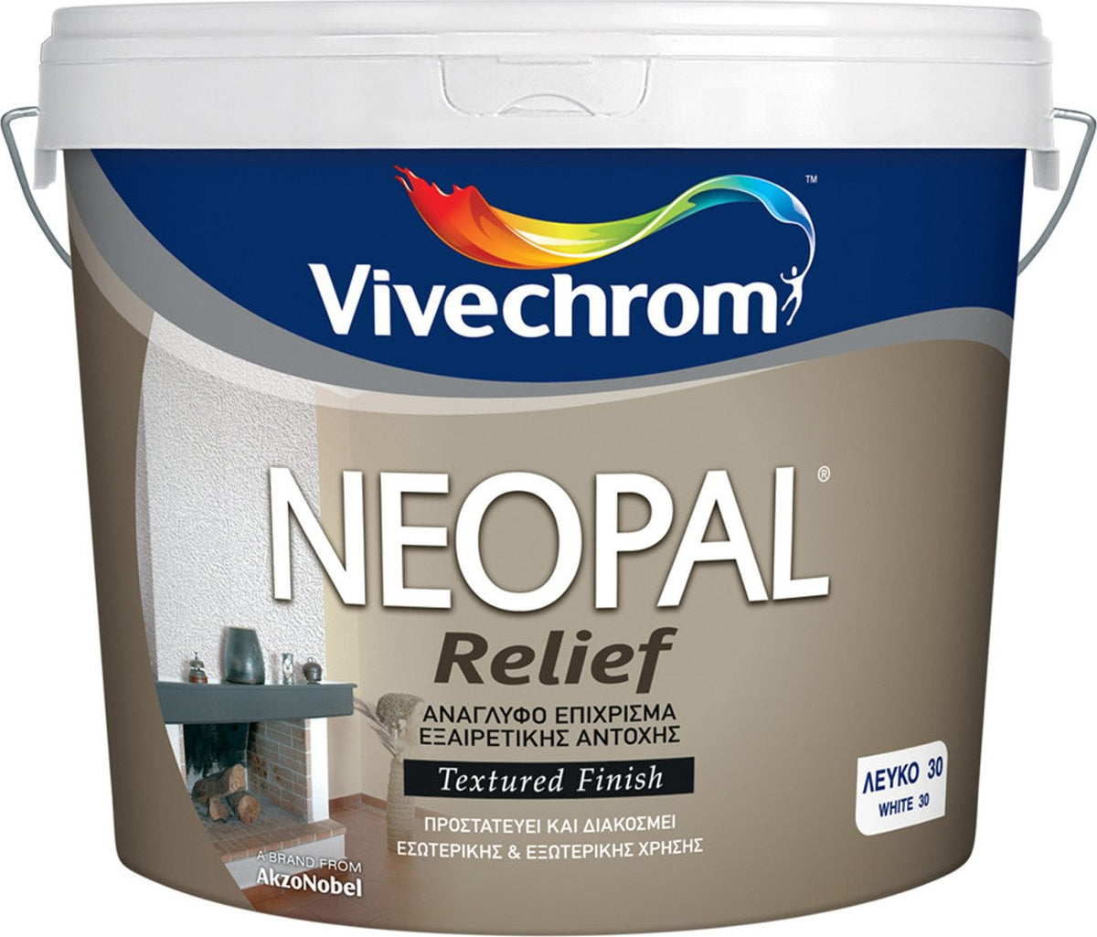 Vivechrom NEOPAL RELIEF Ανάγλυφο χρώμα λευκό