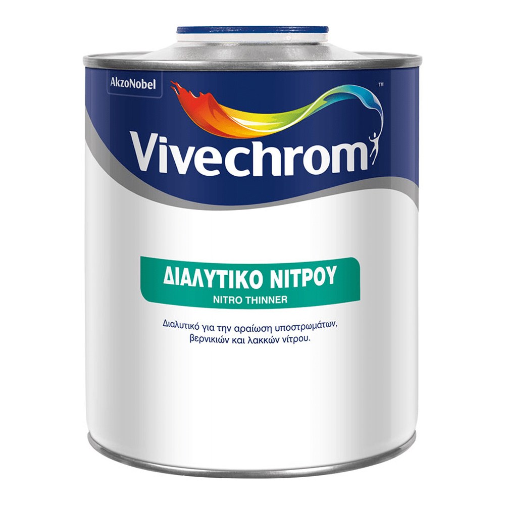 Vivechrom NITRO SOLVENT Νιτροδιαλυτικό 180 lt - Επαγγελματική συσκευασία κατόπιν παραγγελίας